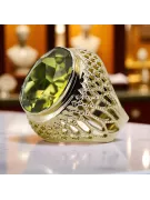 Inel Vintage Peridot galben Aur galben 14K vrc089y